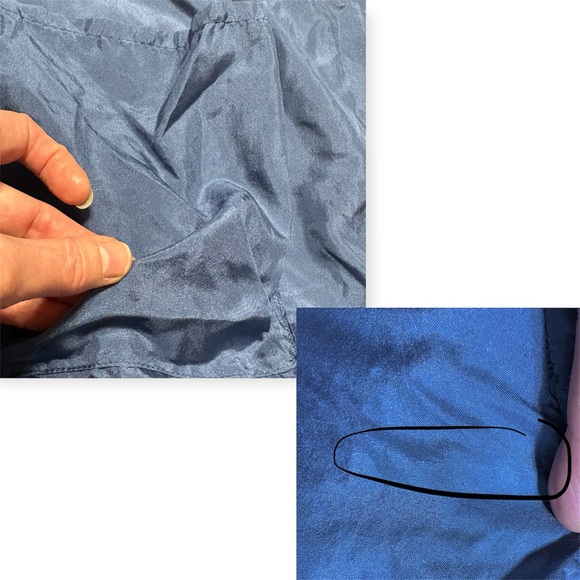 Johnny Was Aria Velvet Rayon Silk Floral Embroidered Tote Bag In Light Blue - Picture 14 of 16